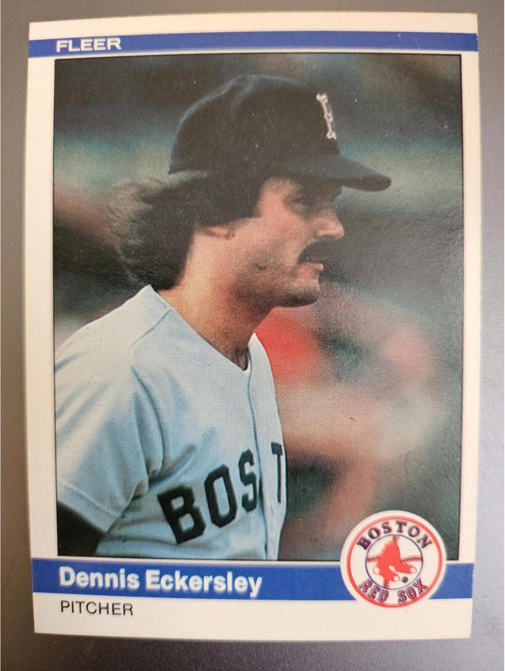 1984 Fleer Dennis Eckersley Boston Red Sox #396 HOF